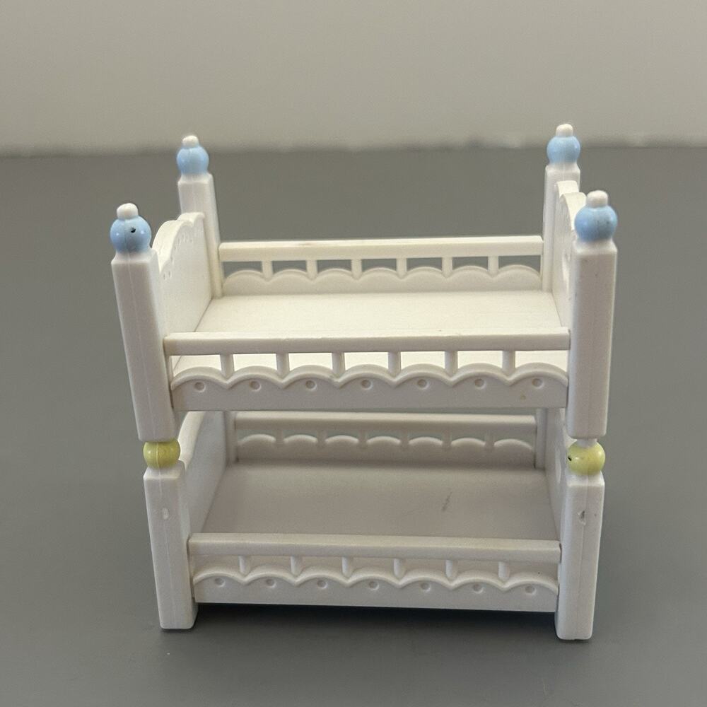 Epoch Calico Critters White Baby Bunk Bed Set NO ACCESSORIES